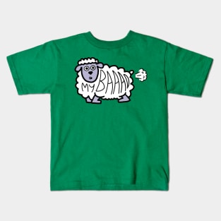 Sheepish Sheep (My Bad) Kids T-Shirt